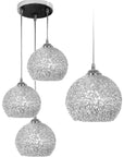 Lampa Sufitowa Wisząca Potrójna Metalowa app634-3cpr CHROM