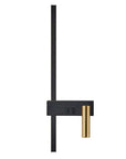 Lampa Ścienna Kinkiet App1439-w Prawy Black Gold 1