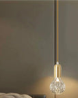 Lampa Sufitowa Wisząca Pojedyncza Retro APP649-1CP Złota