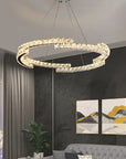 LAMPA SUFITOWA WISZĄCA LED APP1770-CP CHROM 60cm 9