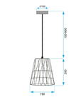 Lampa Wisząca Boho APP1318-1CP 9