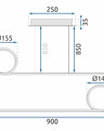Lampa Sufitowa Wisząca LED APP810-CP CHROM + Pilot 9
