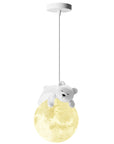LAMPA SUFITOWA WISZĄCA WHITE BEAR APP1597-1CP 9