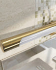 Kinkiet Łazienkowy SWE024-1W 80cm Złoty Szczotkowany 9