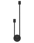 LAMPA ŚCIENNA KINKIET APP1147-2W Czarna 9
