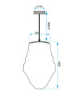 Lampa Wisząca Boho APP1322-1CP 9