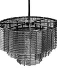 LAMPA SUFITOWA WISZĄCA APP1678-8CP SZARA 9