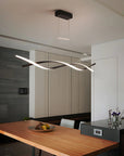 LAMPA SUFITOWA WISZĄCA LED LHJ020-CP CZARNA 9