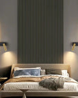 LAMPA ŚCIENNA KINKIET APP1439-2-W LEWY BLACK GOLD 9