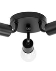 Lampa Sufitowa Potrójna Plafon Metalowa APP701-3C Czarna 9