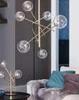 Lampa Wisząca Szklane Kule 6 Szt APP919-6CP Złota 9