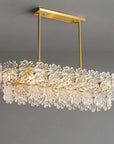 LAMPA KRYSZTAŁOWA WISZĄCA APP1198-4CP ZŁOTA 9