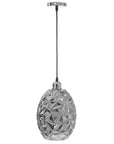 Lampa Wisząca Szklana APP564-1CP CHROM 9