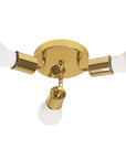 Lampa Sufitowa Potrójna Plafon Metalowa APP704-3C Złota 9