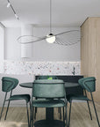 Lampa Wisząca Ażurowa Led 80cm App652-1cp