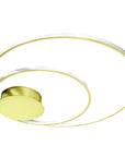 Lampa Sufitowa Z Pilotem Plafon Led App803-c Złota