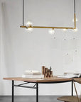 Lampa Wisząca Szklane Kule APP690-6CP Złota 6