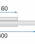 Kinkiet LED Gold 60cm APP834-1W