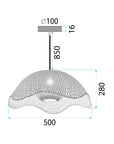 Lampa Sufitowa Wisząca Boho APP1633-1CP 6