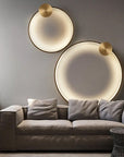 Lampa Ścienna Kinkiet Led App1391-cw Old Gold 50cm