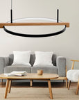 Lampa Led Wisząca Drewno App1530-cp 5