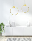 Lampa Sufitowa Wisząca Led App1393-cp Gold 30cm
