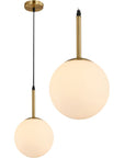 Lampa Sufitowa Szklana App431-1cp Biała