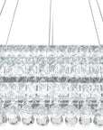 Lampa Sufitowa Wisząca Kryształowa LED 102W pilot APP417-CP