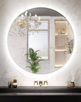 Lustro ścienne led 80cm hzj080
