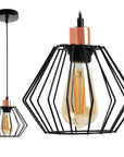 Lampa Sufitowa Wisząca W Stylu Loft Siena