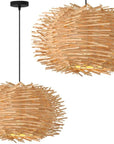 Lampa Sufitowa Wisząca Boho Natural App1486-1cp