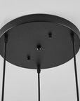 Lampa Sufitowa Kryształ APP513-3CPR Czarna