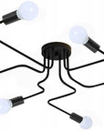 Lampa sufitowa/ścienna pająk Agaro 6