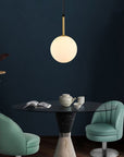 Lampa Sufitowa Szklana App431-1cp Biała
