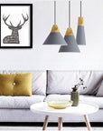 Lampa sufitowa SCANDI SET CP Szara