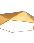Lampa Plafon Diamond APP877-C 50 cm Złota