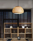 Lampa Wisząca Bambusowa APP1648-1CP 5