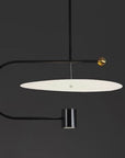 Lampa Sufitowa LED APP589-1CP Czarna