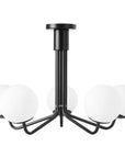 Lampa Wisząca Sufitowa Czarna APP1578-5C 1