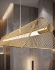Lampa Sufitowa Wisząca LED APP1943-CP Złota 5