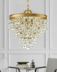 Lampa Kryształowa Wisząca APP1621-3CP Gold 2