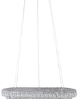 Lampa Sufitowa Wisząca Kryształowa LED 102W pilot APP417-CP