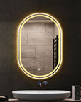 Lustro ścienne led ddj 80x60cm