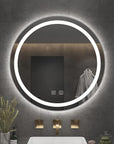 Lustro Ścienne Led 60cm Mmj Stal Szczotkowana 2