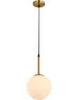 Lampa Sufitowa Szklana App431-1cp Biała