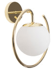 Lampa Ścienna Kinkiet App1153-1w Złota