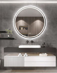 Lustro Ścienne Led 50cm Bas 8