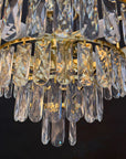 Lampa Wisząca Z Kryształami SWE076-CP 50cm Złota 8