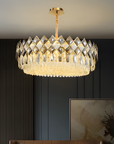 Lampa Kryształowa Wisząca APP1540-8CP60 Gold 2