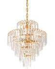 KRYSZTAŁOWA LAMPA SUFITOWA 312358 Złota